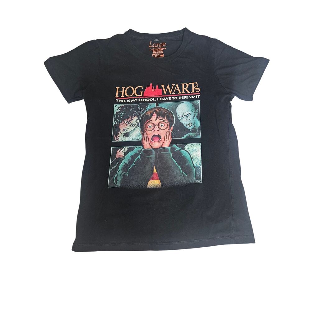 BustedTees Hogwarts "This Is My School, I Have to Defend It." Harry Potter